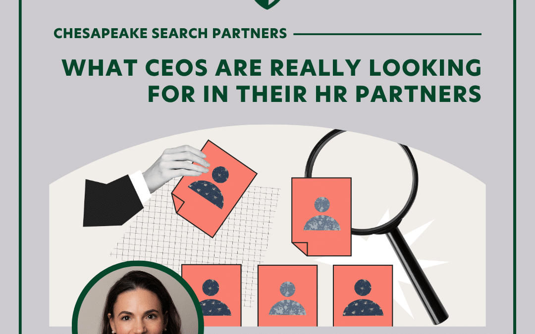 What CEOs Are Really Looking for in Their HR Partners