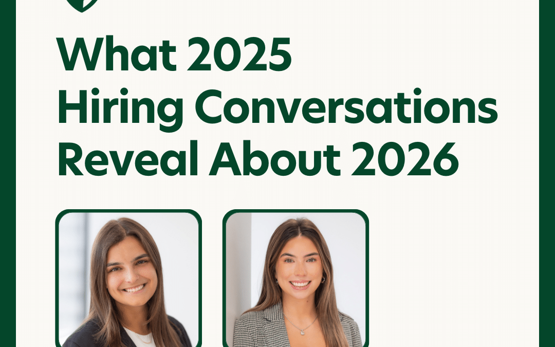 What Hiring Conversations in 2025 Reveal About 2026